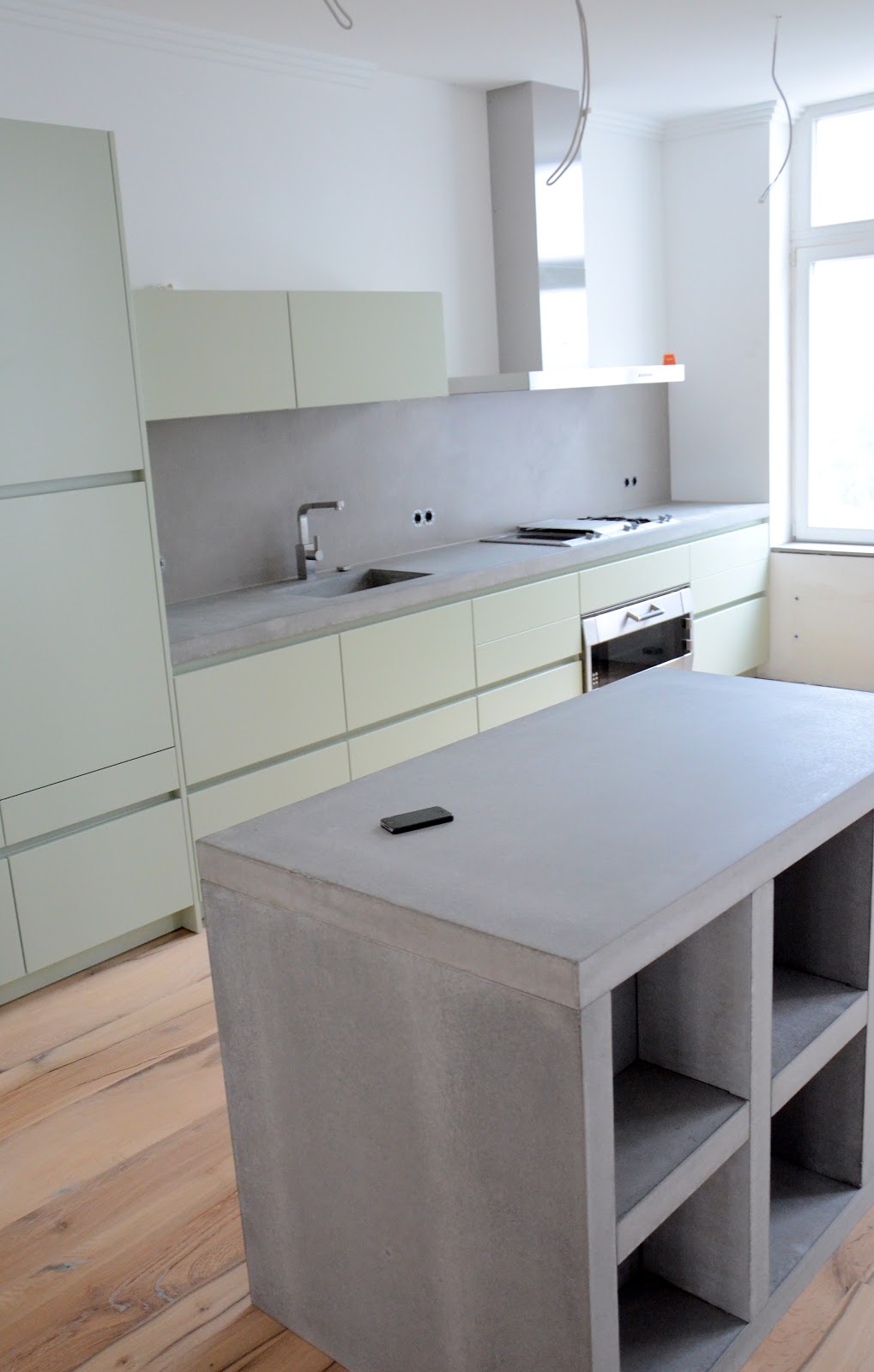 BETON CIRE Oberflächen in BETON LOOK: BETON KÜCHE - BETON CIRE